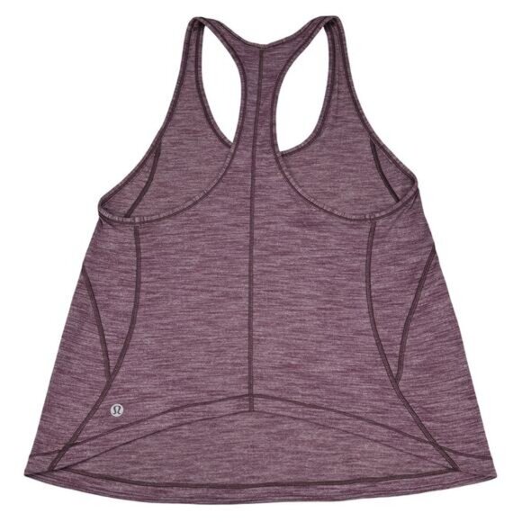 LULULEMON Train Times Tank Size 4 Heathered Dark Adobe - Picture 6 of 8